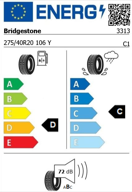 Anvelopa vara 275/40/20 Bridgestone DuelerSport XL RunOnFlat 106Y