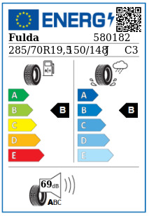 Anvelopa trailer 285/70/19,5 Fulda EcoTonn 150/148J
