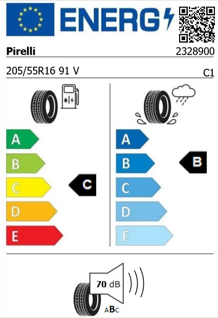 Anvelopa vara 205/55/16 Pirelli Cinturato P7 91V