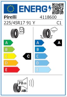 Anvelopa vara 225/45/17 Pirelli Cinturato P7 91Y
