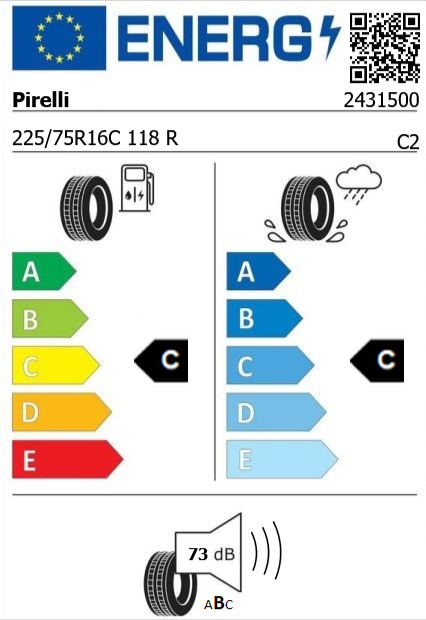 Anvelopa iarna 225/75/16C Pirelli WinterCarrier 118R