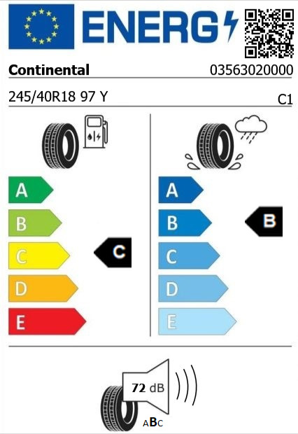 Anvelopa vara 245/40/18 Continental ContiSportContact5 XL RunOnFlat 97Y