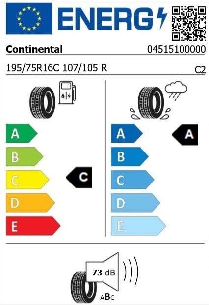 Anvelopa all seasons 195/75/16C Continental VanContact4Season 107/105R