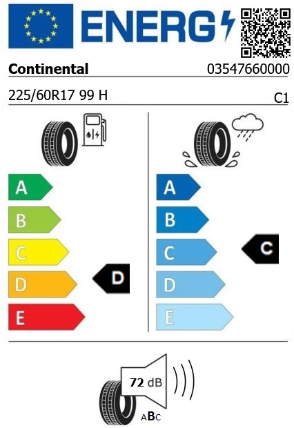 Anvelopa iarna 225/60/17 Continental TS830 P RunOnFlat 99H