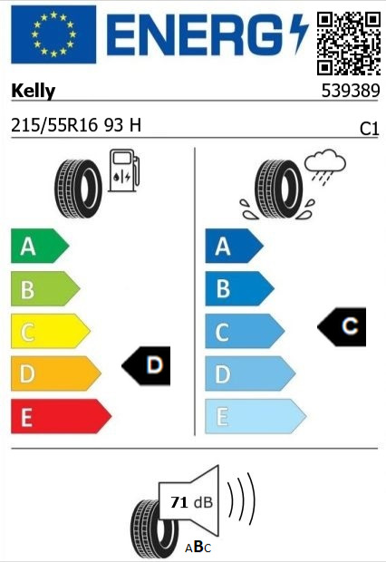 Anvelopa vara 215/55/16 Kelly HP - made by GoodYear 93H