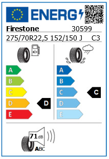 Anvelopa directie 275/70/22,5 Firestone FS492 152/150J