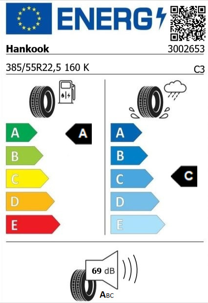 Anvelopa directie 385/55/22,5 Hankook AL20 160K