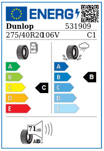 Anvelopa iarna 275/40/20 Dunlop WinterSport5 XL 106V
