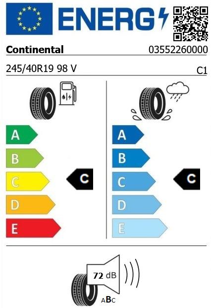 Anvelopa iarna 245/40/19 Continental TS860S RunOnFlat 98V