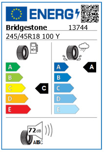 Anvelopa vara 245/45/18 Bridgestone T005 Driveguard XL RunOnFlat 100Y