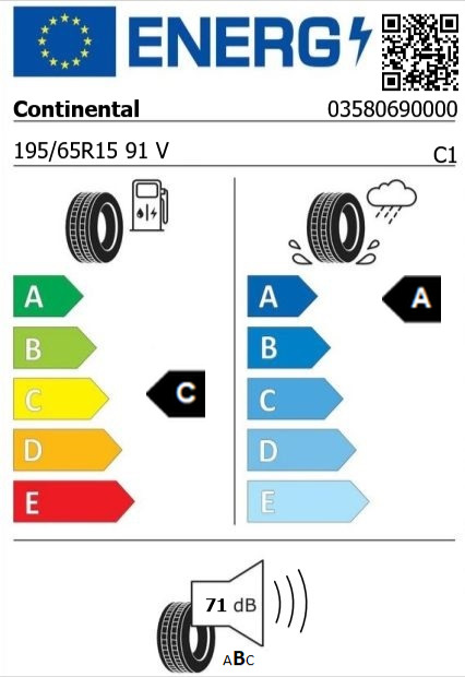 Anvelopa vara 195/65/15 Continental ContiPremiumContact6 91V