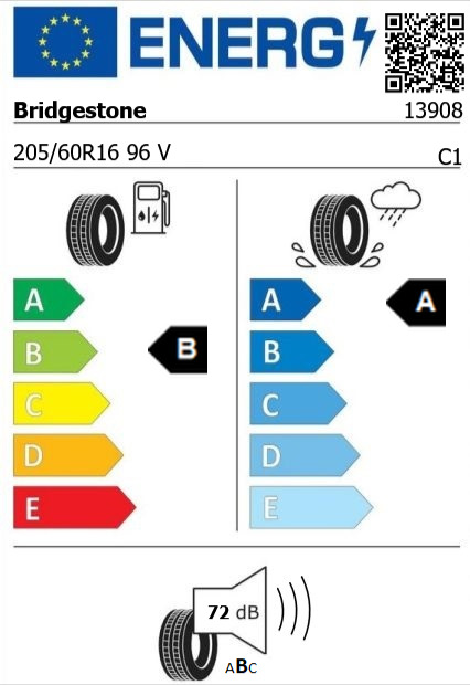 Anvelopa vara 205/60/16 Bridgestone T005 Driveguard XL RunOnFlat 96V