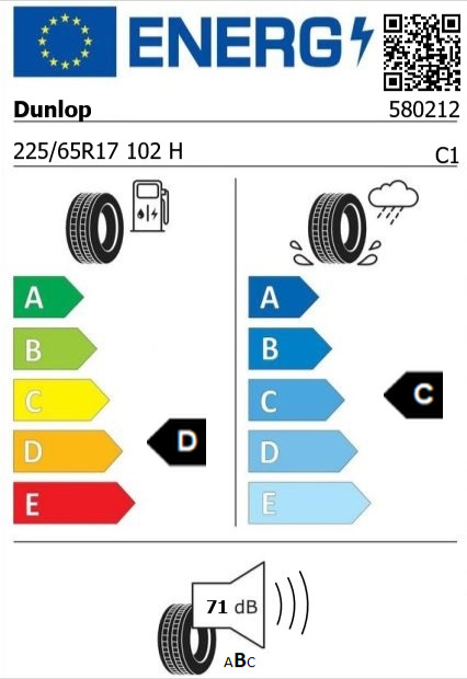 Anvelopa vara 225/65/17 Dunlop Grandtrek AT5 102H