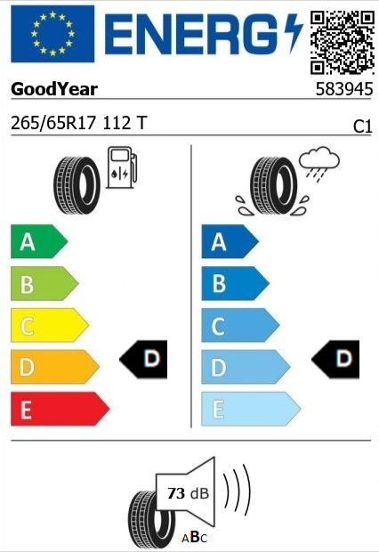 Anvelopa all seasons 265/65/17 GoodYear Wrangler AT Adventure  112T