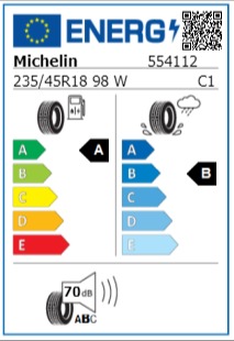 Anvelopa vara 235/45/18 Michelin E-Primacy XL 98W