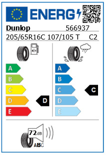 Anvelopa vara 205/65/16C Dunlop EconoDrive 107/105T