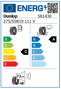 Anvelopa vara 275/55/19 Dunlop SP Maxx RT2 SUV 111V
