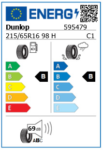 Anvelopa vara 215/65/16 Dunlop SportResponse  98H