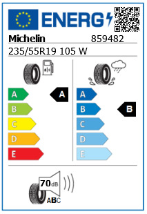 Anvelopa vara 235/55/19 Michelin E-Primacy MO XL 105W