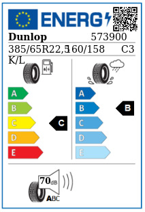 Anvelopa directie 385/65/22,5 Dunlop SP382 (MS) 160/158K/L