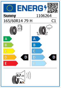 Anvelopa all seasons 165/60/14 Sunny NC501 XL 79H