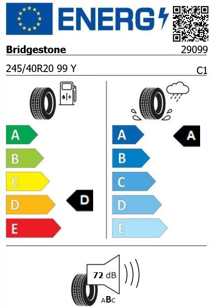 Anvelopa vara 245/40/20 Bridgestone Potenza Sport Evo XL 99Y