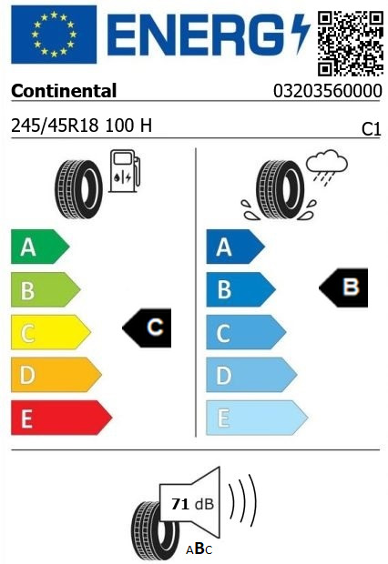Anvelopa iarna 245/45/18 Continental TS870P XL 100H