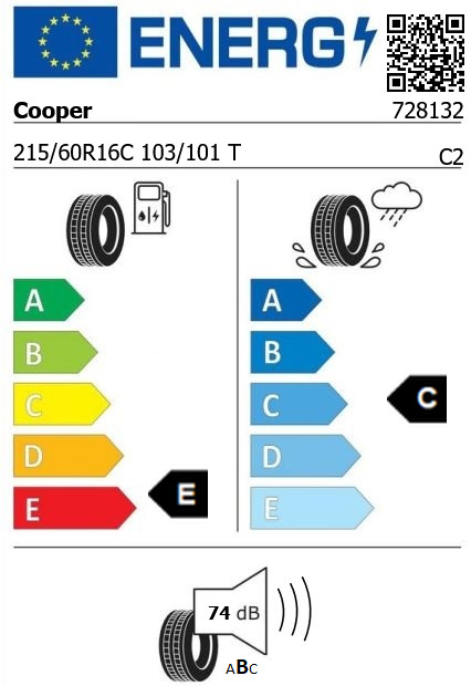 Anvelopa all seasons 215/60/16C Cooper All Season Van 103/101T