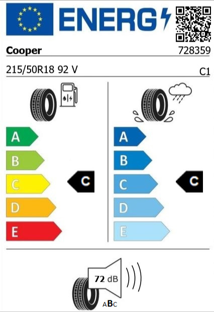 Anvelopa iarna 215/50/18 Cooper Winter 92V