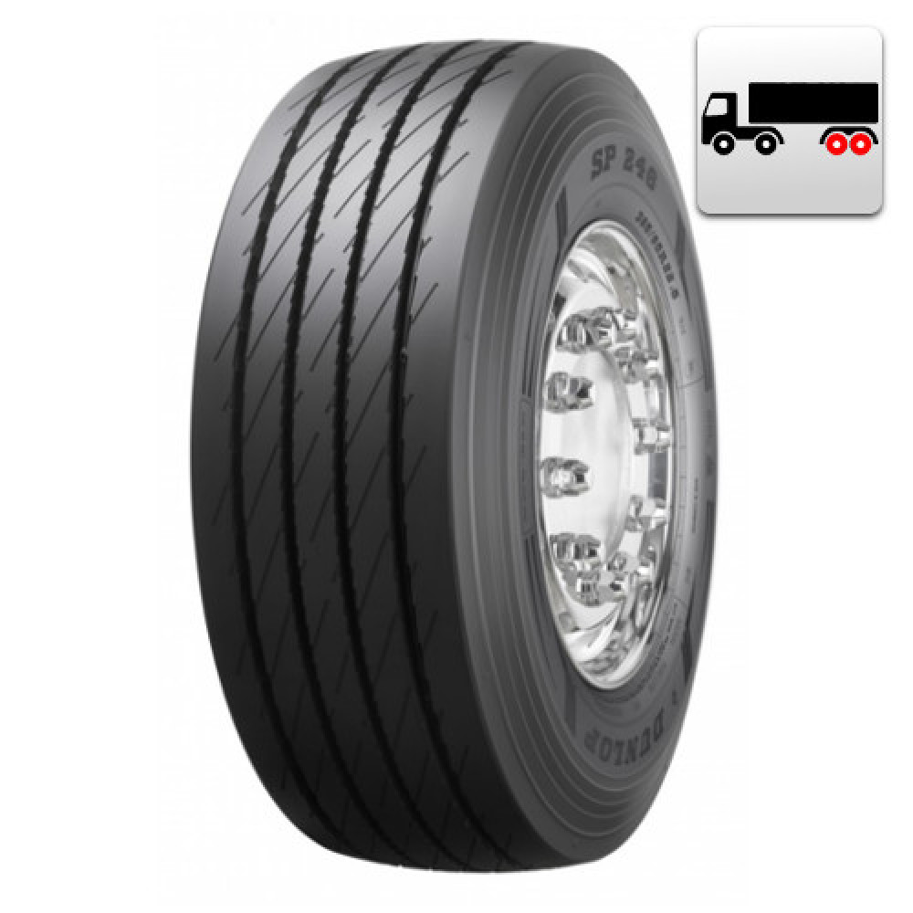 Anvelopa trailer 235/75/17,5 Dunlop SP246 (MS) 143/144J/F