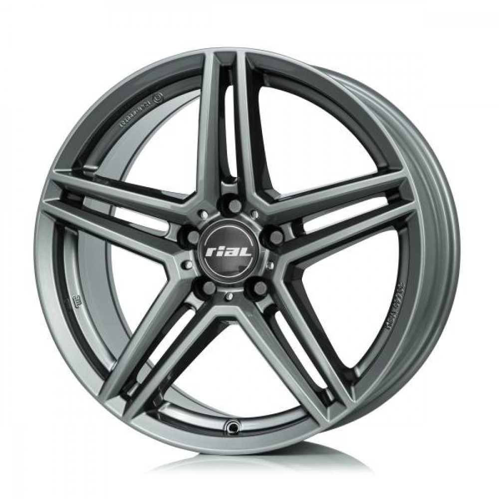 Jante RIAL 7,5x17 M10 757 metal-grey 5x112 ET45 CH66,5