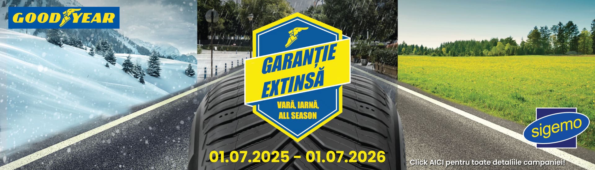 Campanie Goodyear garantie 